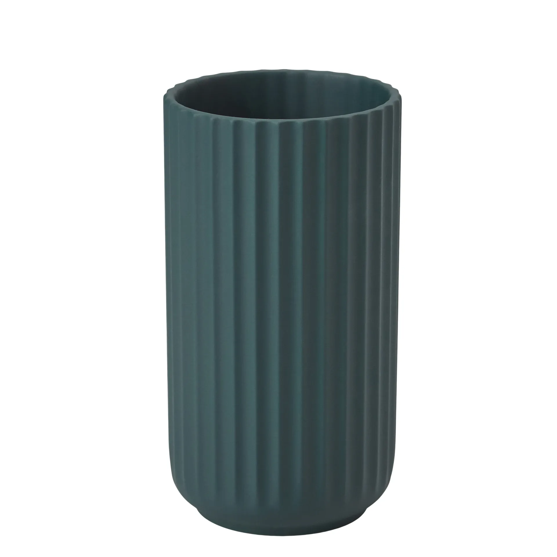 Vaso de vidro, Copenhagen green mate Lyngby, 20 cm Lyngby Porcelæn