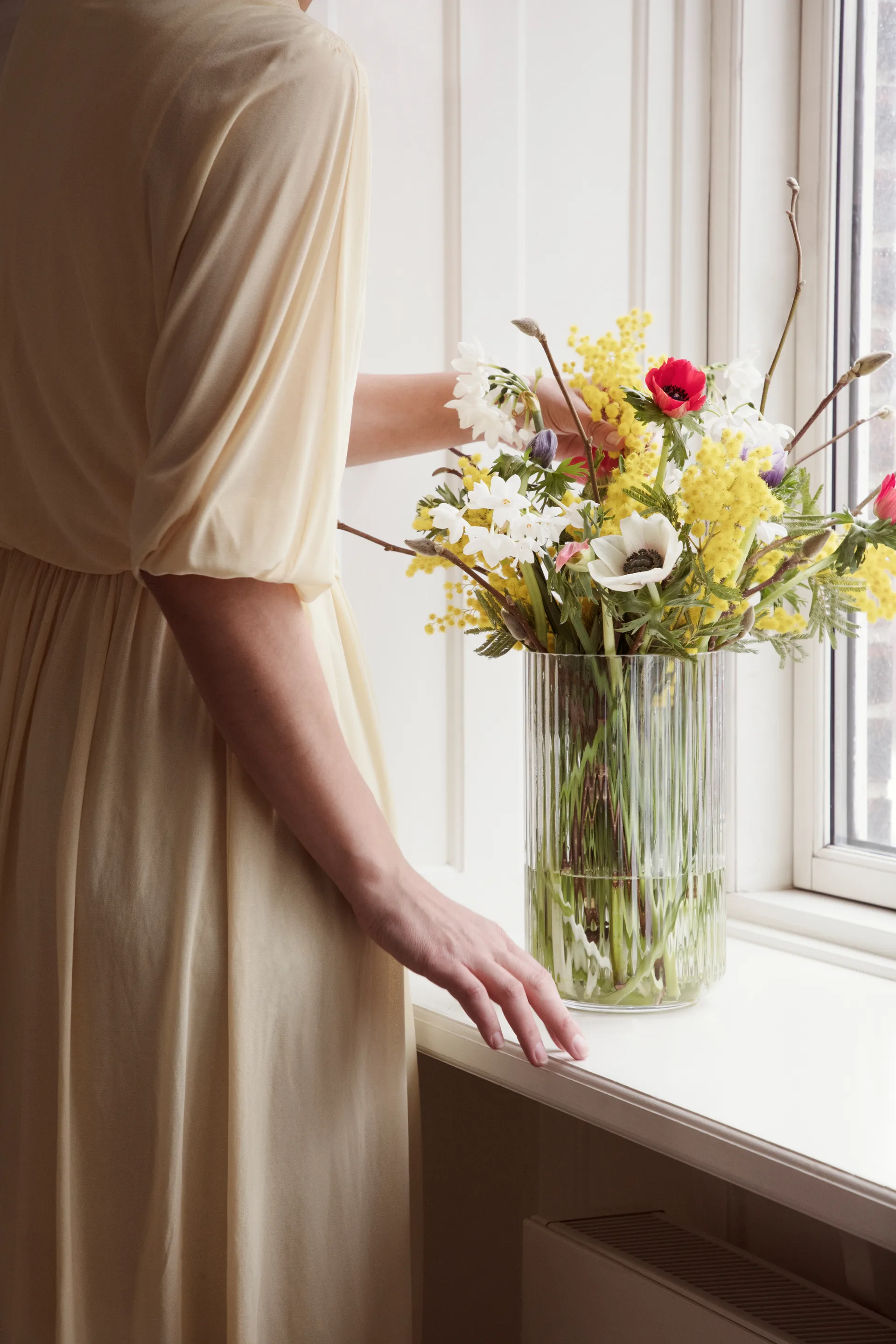 Vaso de vidro Lyngby, 25 cm  Lyngby Porcelæn