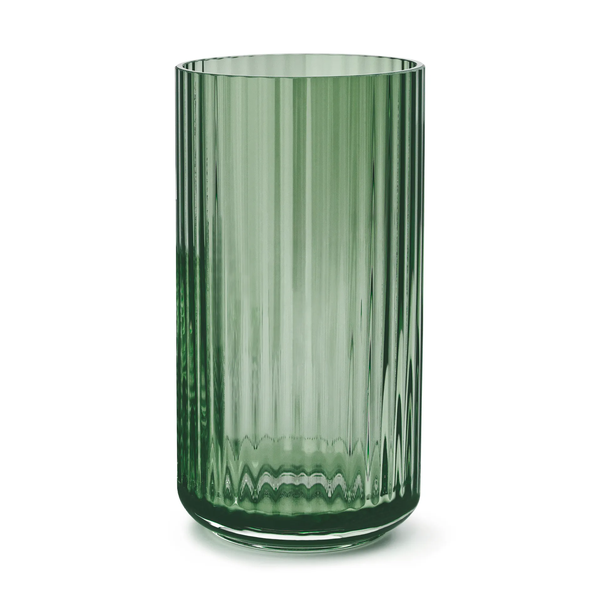 Vaso de vidro, verde Lyngby, 20 cm Lyngby Porcelæn