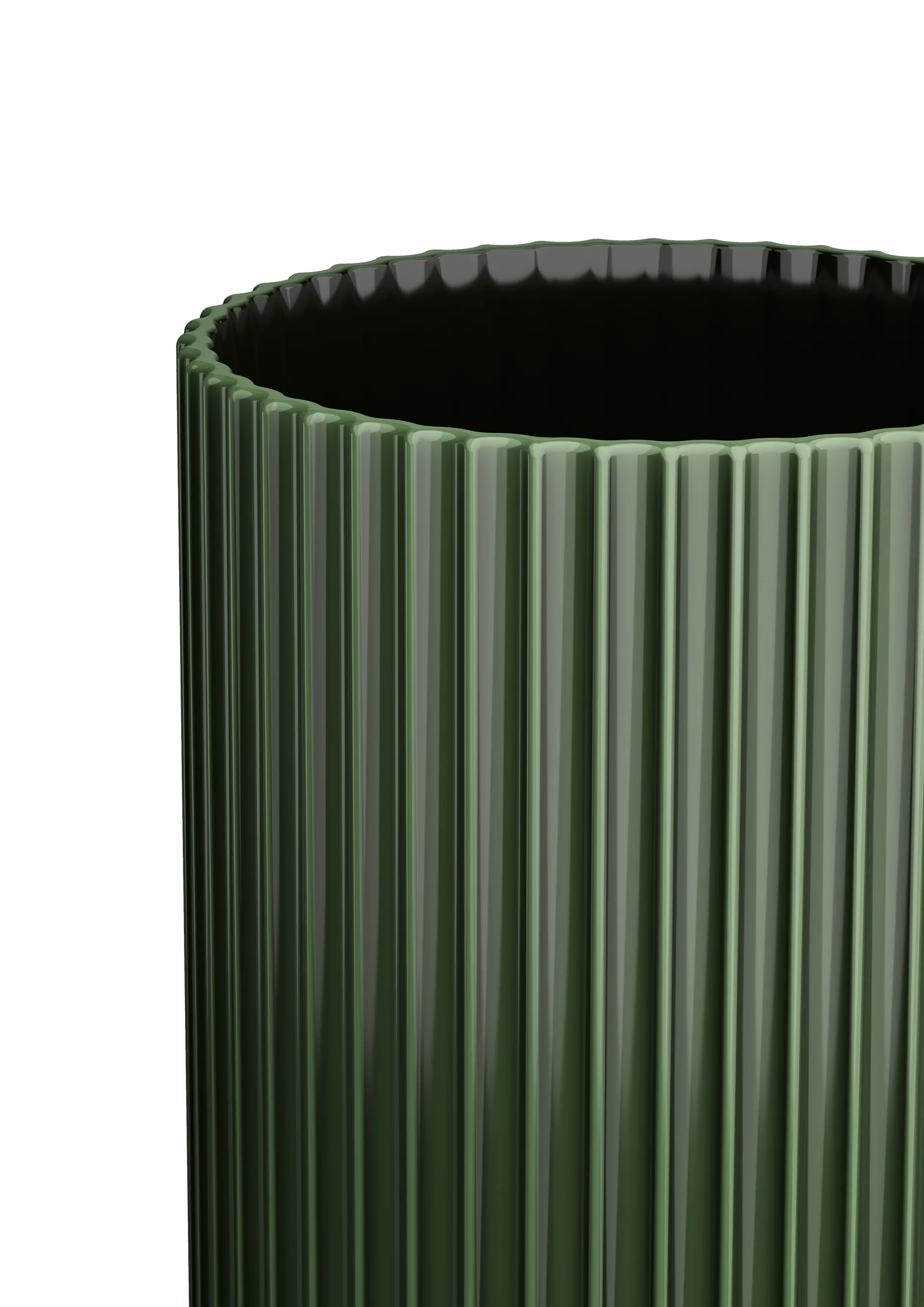 Vaso Lyngby, Verde escuro, 31 cm Lyngby Porcelæn