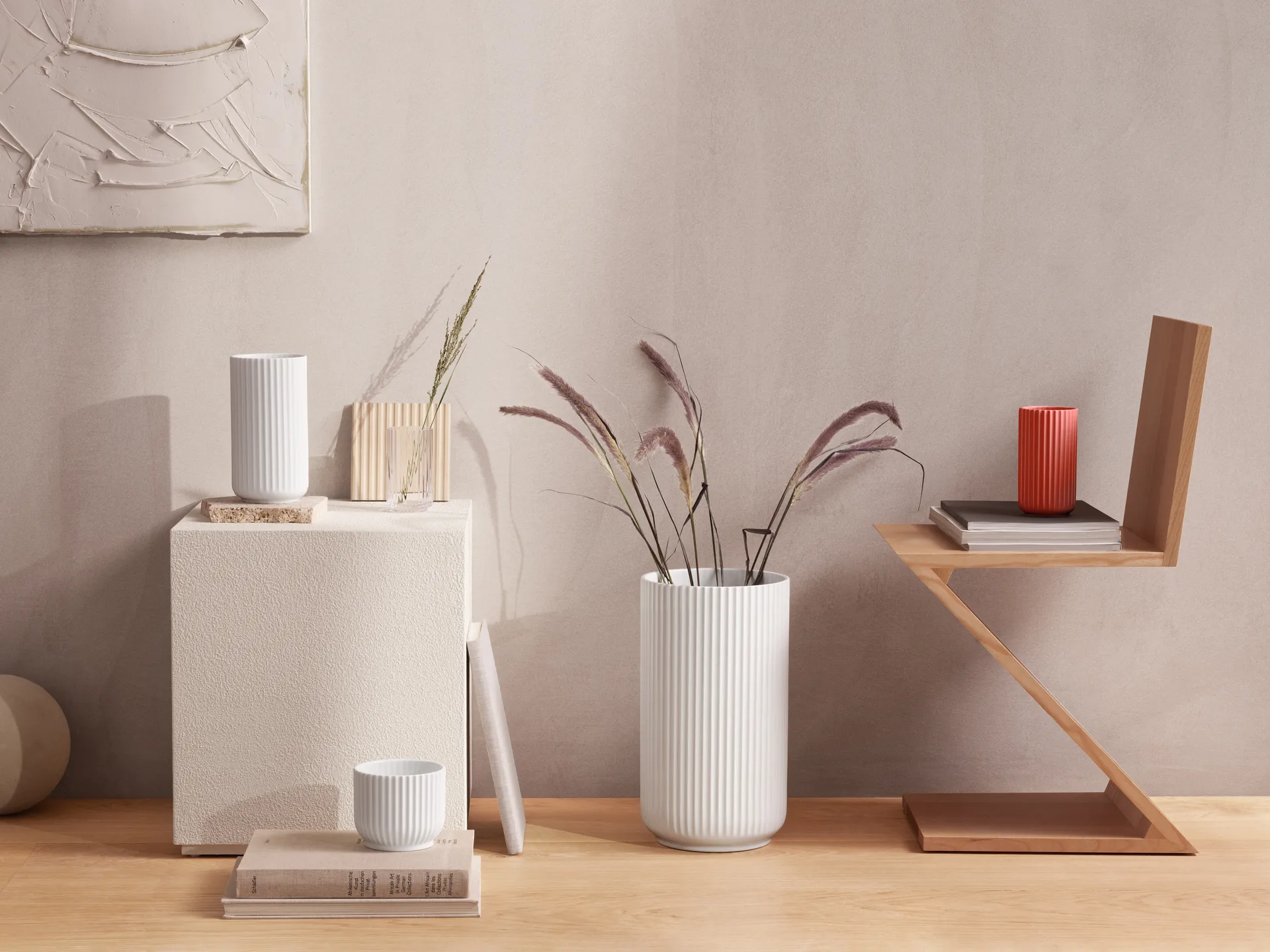 Vaso Lyngby, Vermelho, 15,5 cm Lyngby Porcelæn