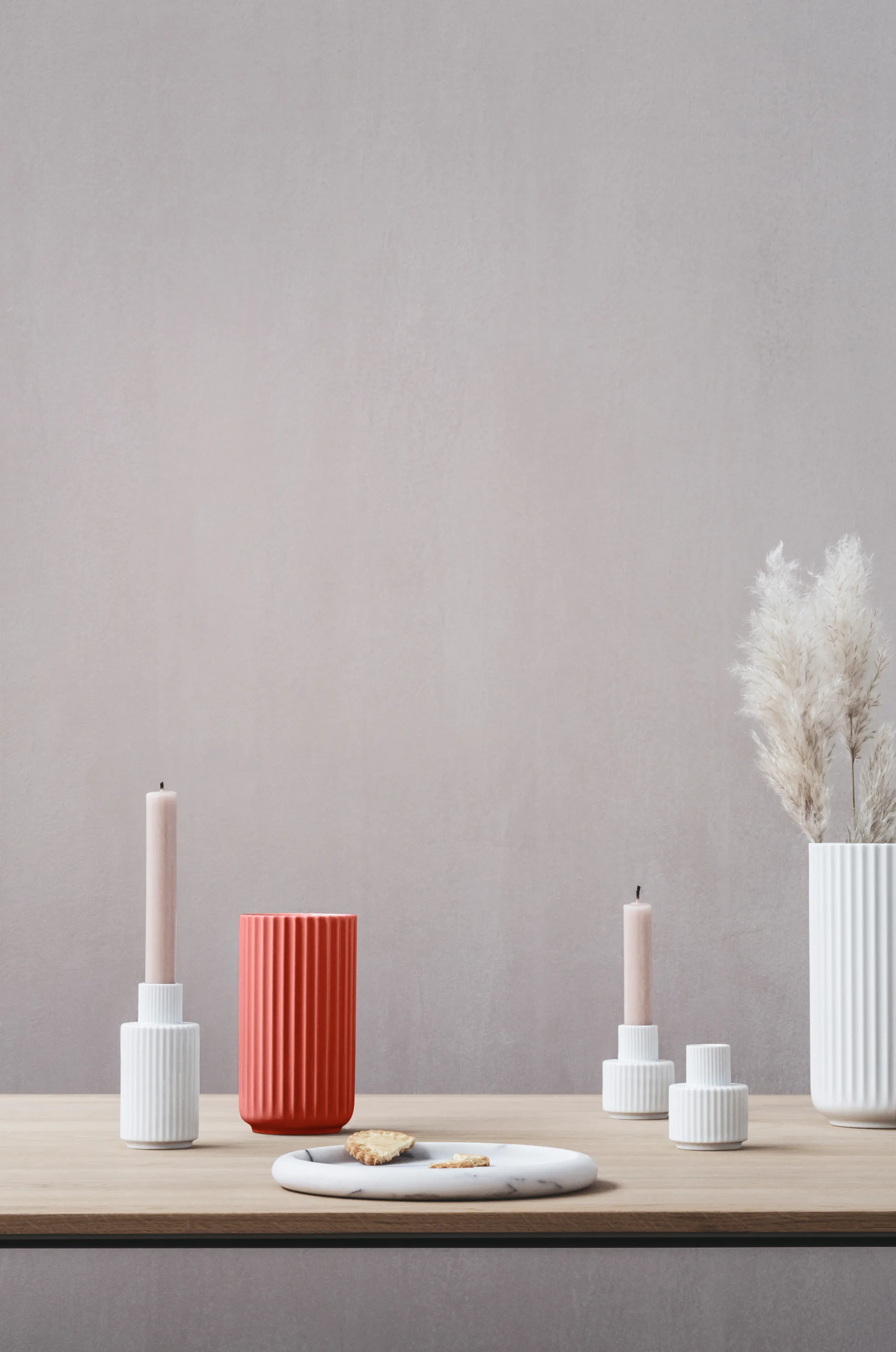 Vaso Lyngby, Vermelho, 15,5 cm Lyngby Porcelæn