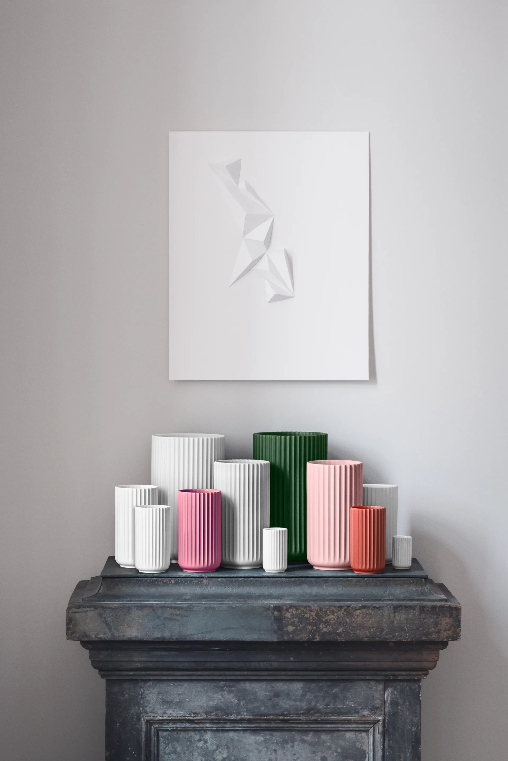 Vaso Lyngby, Vermelho, 15,5 cm Lyngby Porcelæn