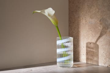 Vaso Lyngby - White swirl, 15,5 cm - Lyngby Porcelæn