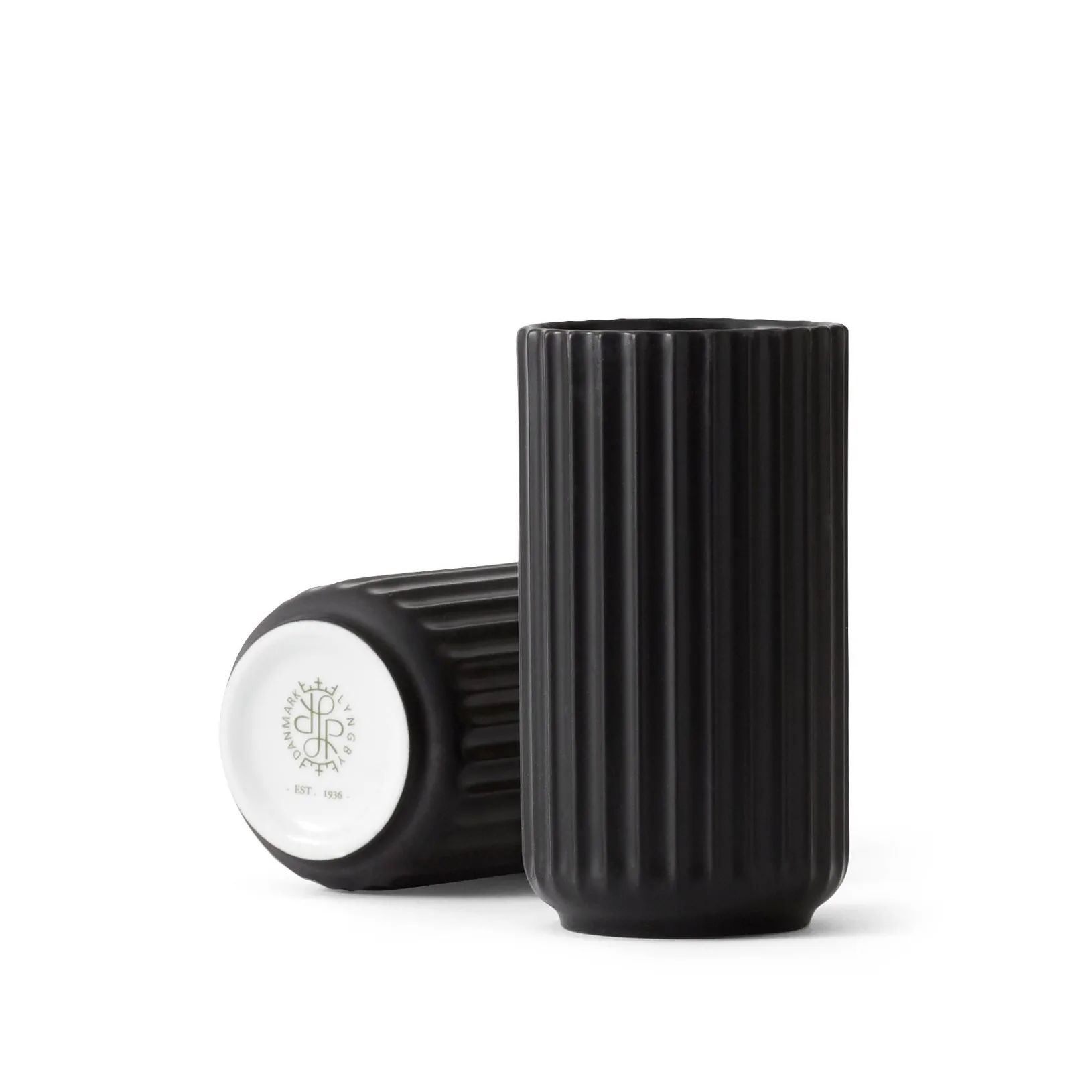 Vaso preto mate Lyngby, 12 cm Lyngby Porcelæn