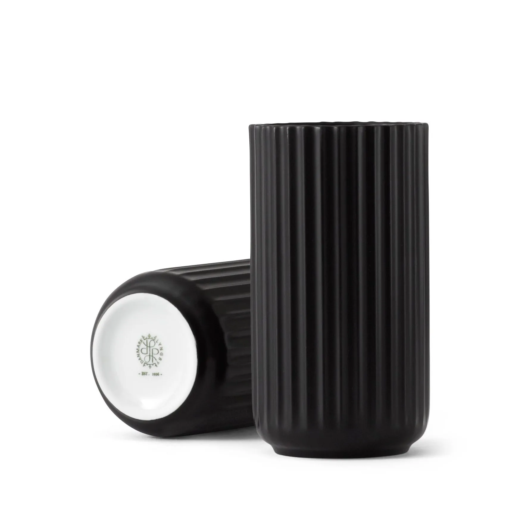 Vaso preto mate Lyngby, 15 cm Lyngby Porcelæn