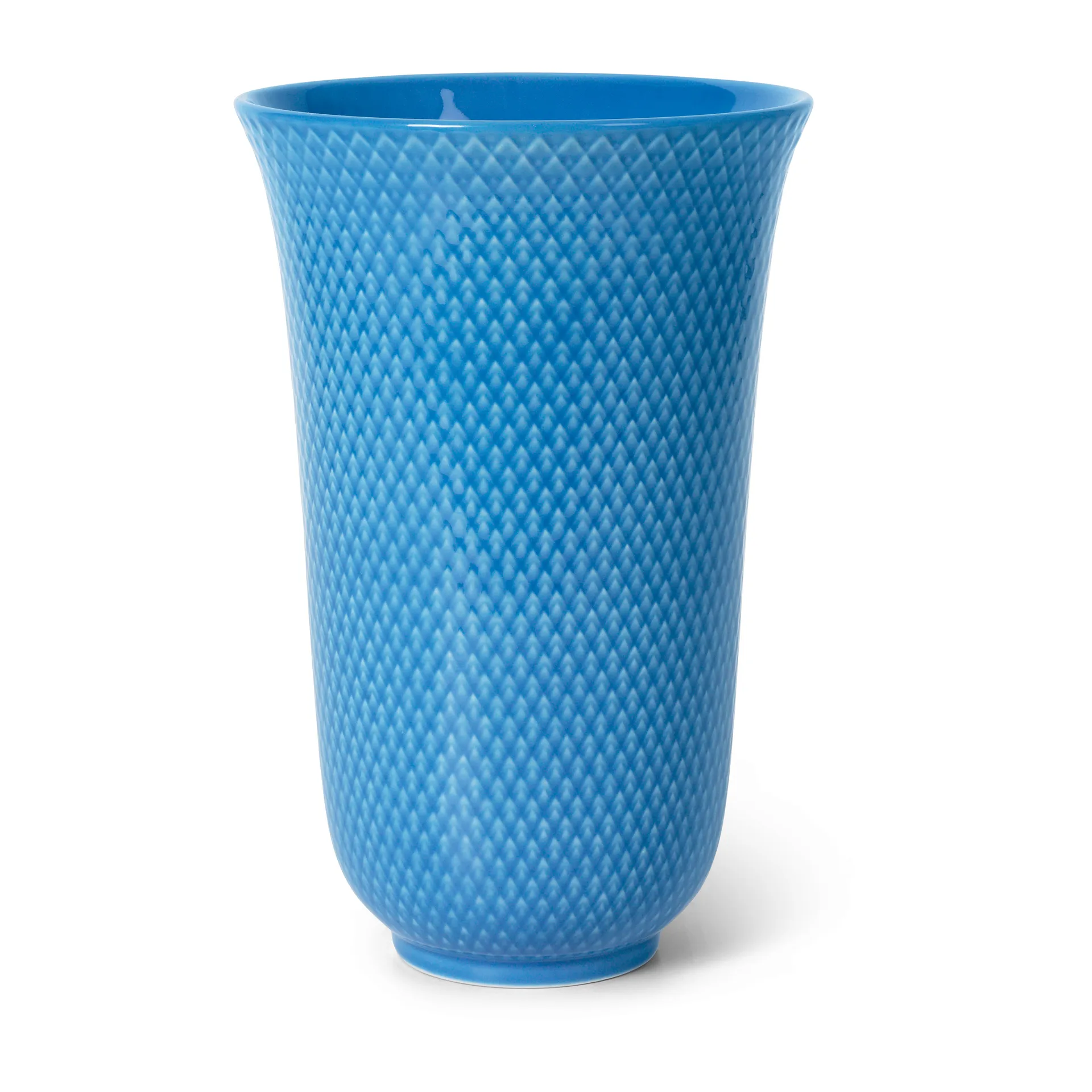 Vaso Rhombe 20 cm, Azul Lyngby Porcelæn