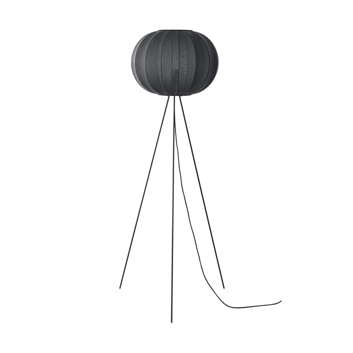 Candeeiro de pé Knit-Wit 45 Round High - Black - Made By Hand