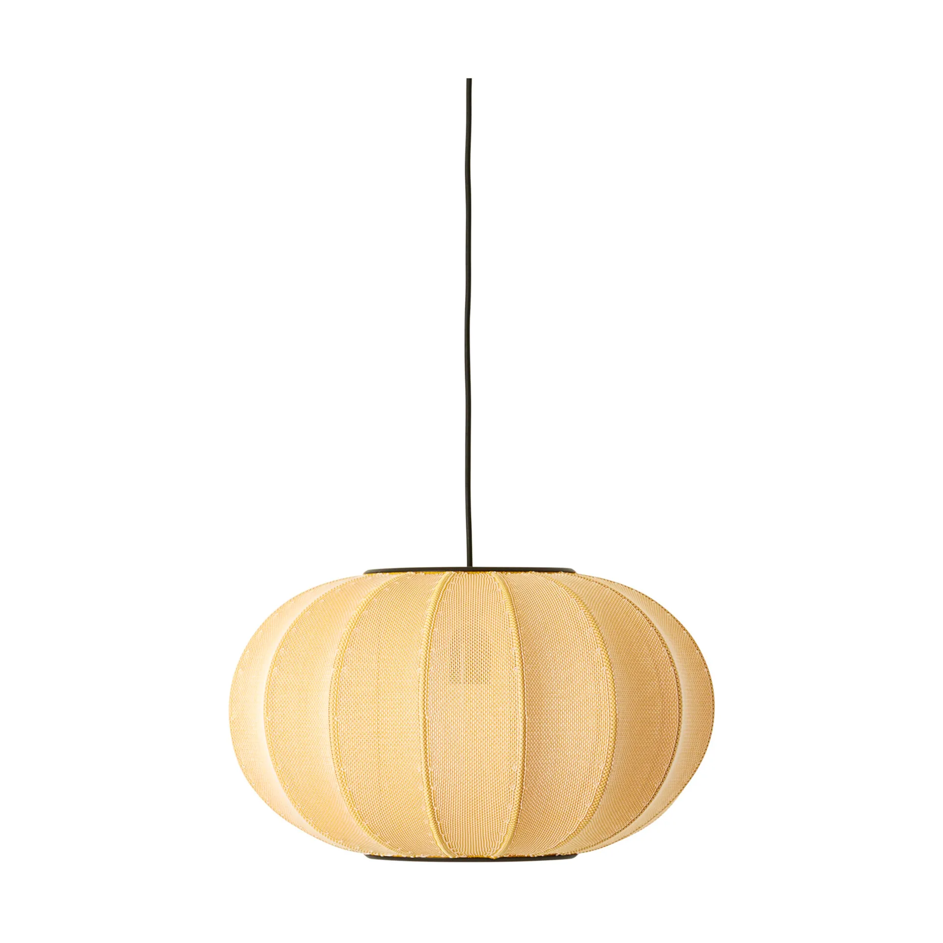 Candeeiro suspenso Knit-Wit 45 Oval, Sunrise Made By Hand