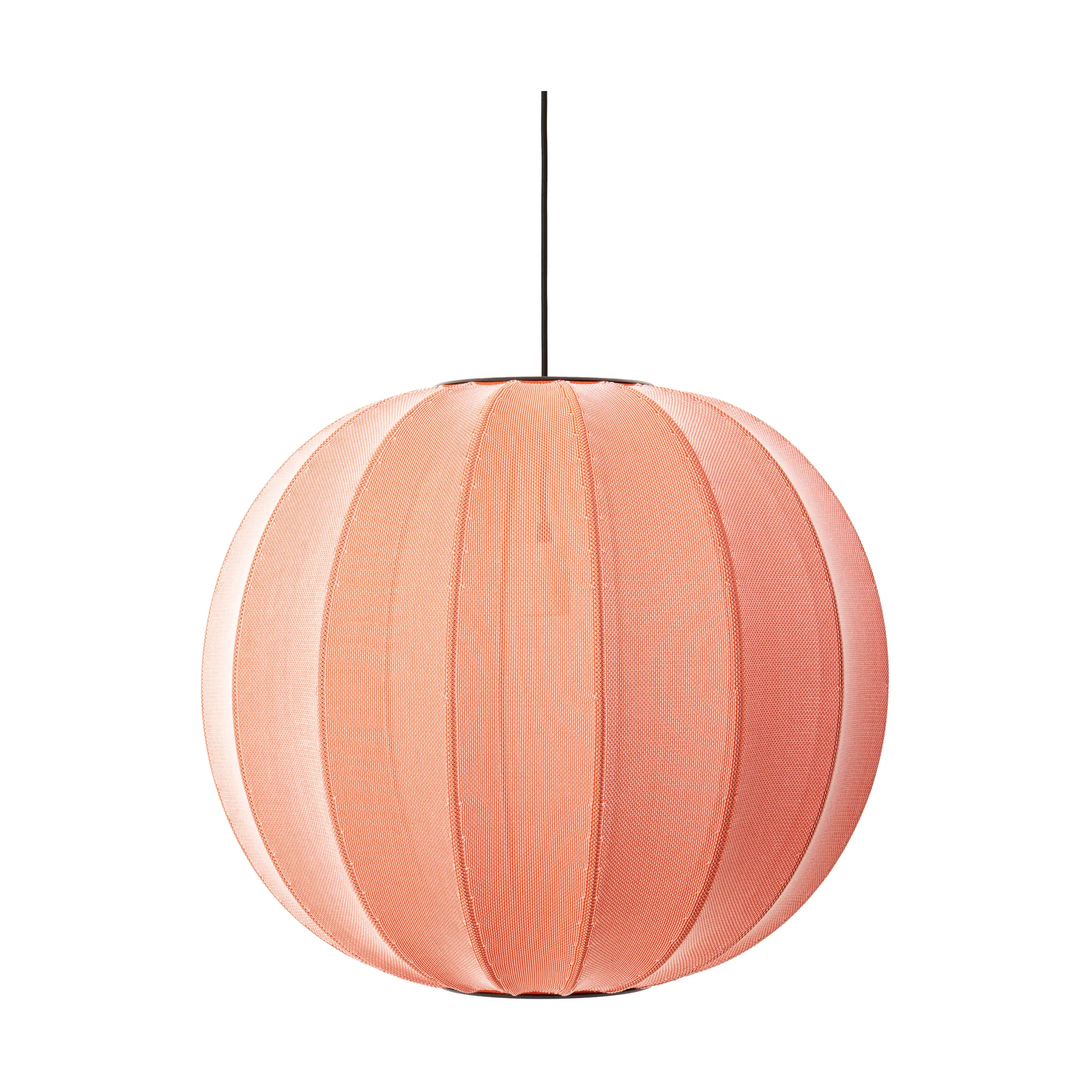 Candeeiro suspenso Knit-Wit 60 Round, Coral Made By Hand