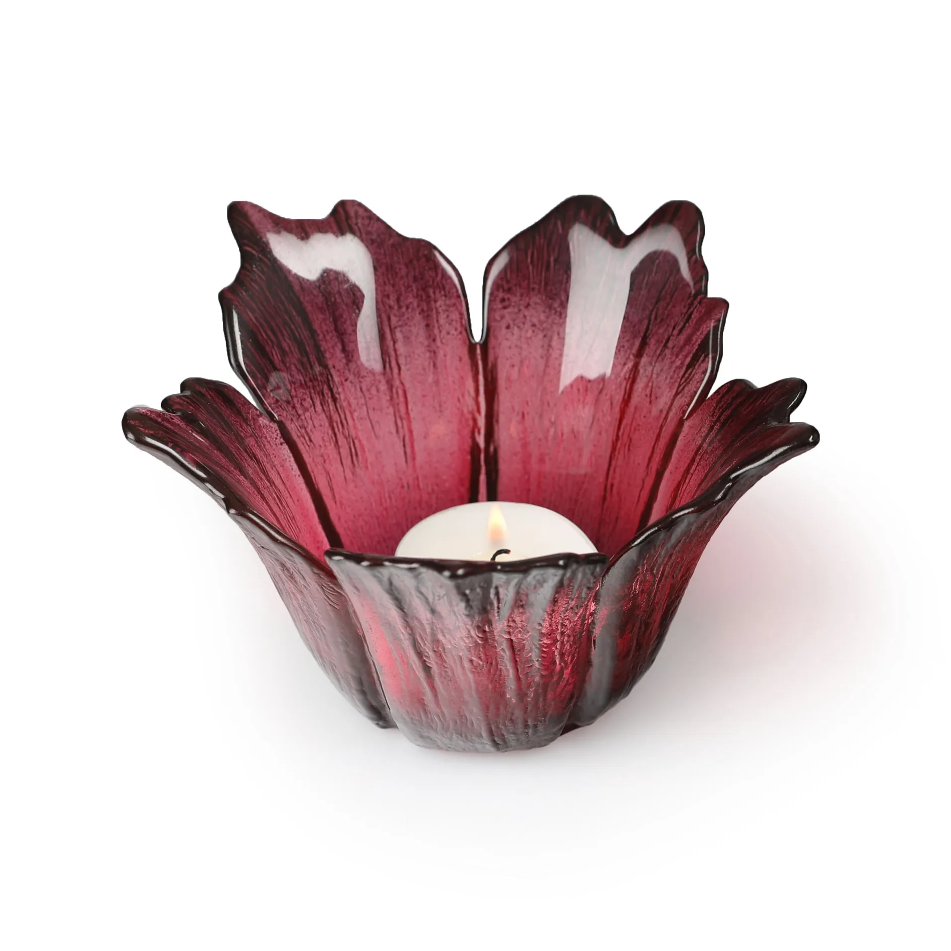 Lanterna Fleur Ø14 cm, rosa avermelhado Målerås Glasbruk