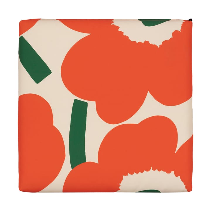 Almofada para Cadeira Unikko 40x40 cm - Cotton-orange-green - Marimekko