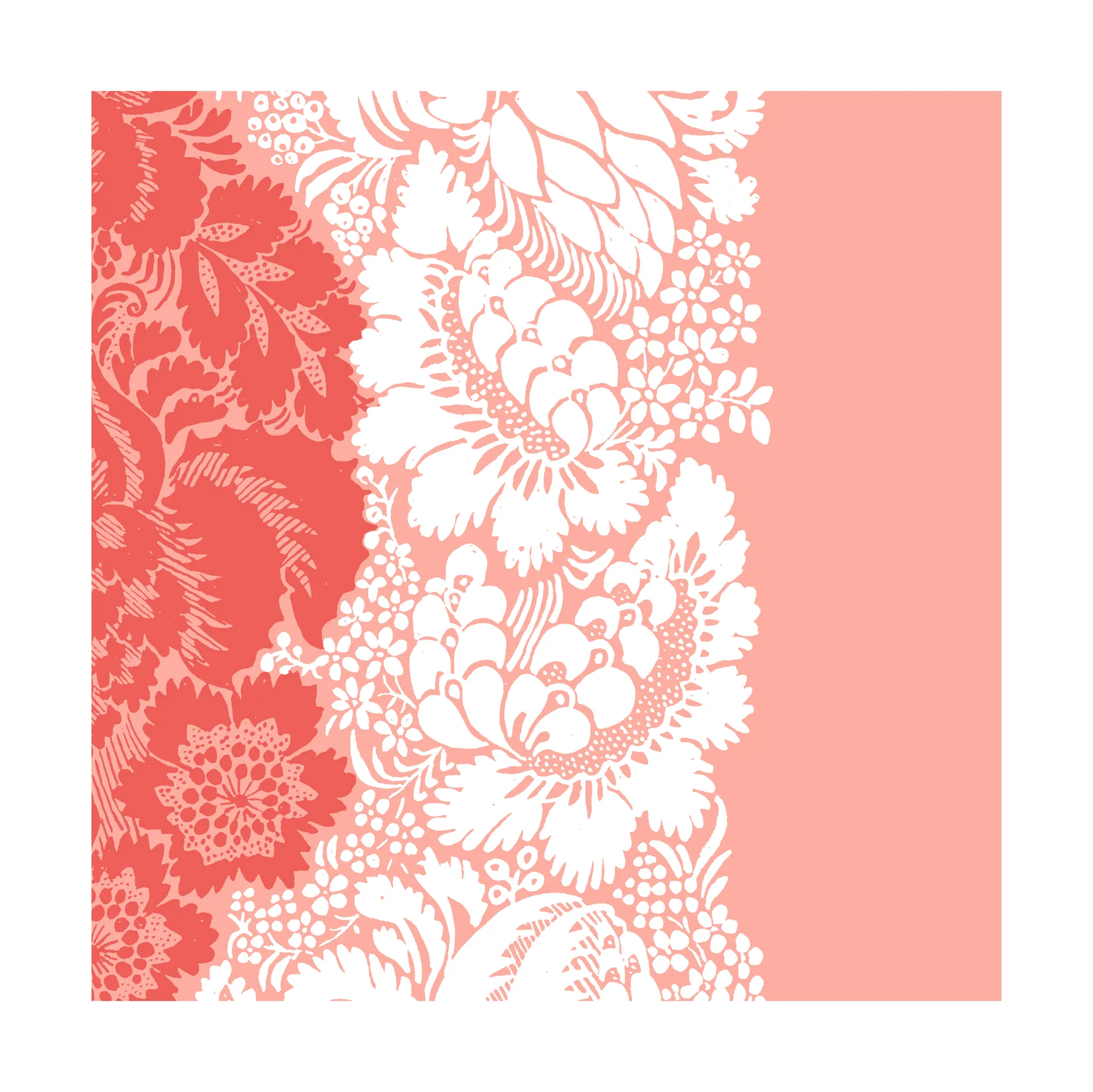 Ananas guardanapo 33x33 cm 20 un., Framboesa Marimekko