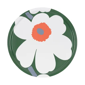 Bandeja Unikko 60º aniversário Ø46 cm - Green-white-orange - Marimekko