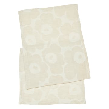 Caminho de mesa bege, preto e branco Pieni Unikko  - 47x150 cm - Marimekko