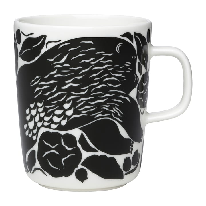 Caneca Karhuemo 2,5 dl - Branco-verde escuro - Marimekko