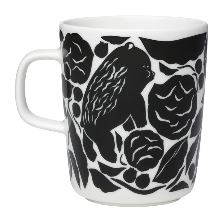 Caneca Karhuemo 2,5 dl - Branco-verde escuro - Marimekko