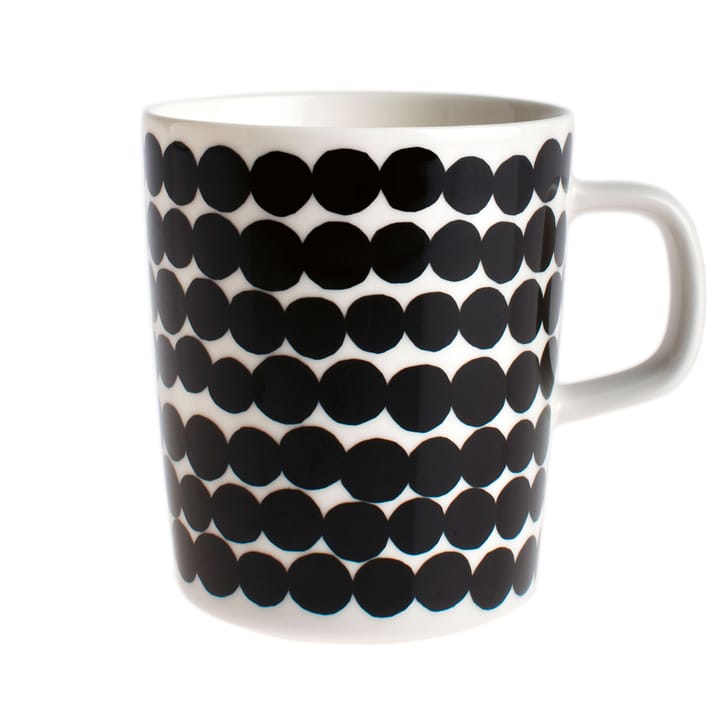 Caneca Räsymatto 25 cl - preto e branco - Marimekko