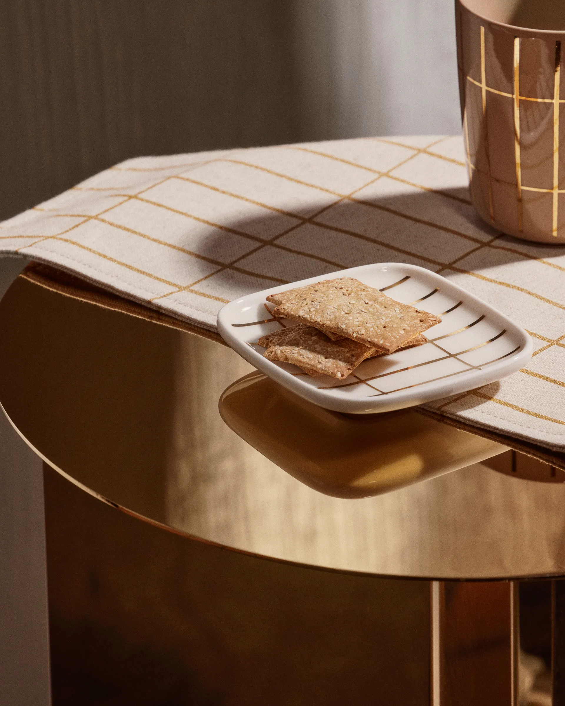 Caneca Tiiliskivi 25 cl, Bege-dourado Marimekko