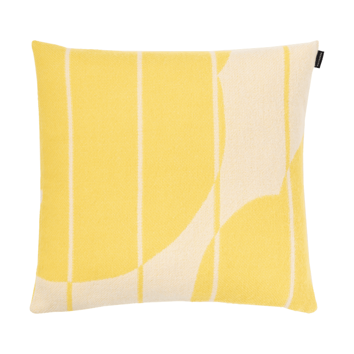 Capa de almofada de lã Vesi Unikko 50x50 cm - Spring yellow-ecru - Marimekko