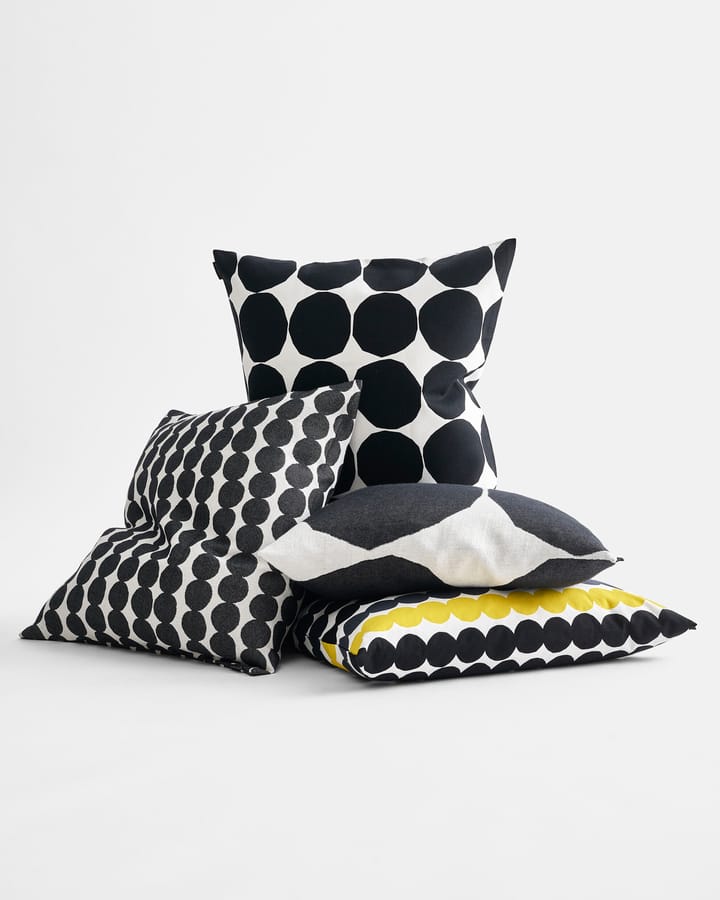 Capa de almofada Pienet Kivet 50x50 cm, preto-branco Marimekko
