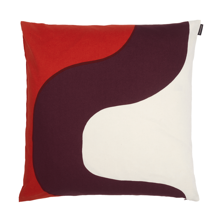Capa de almofada Seireeni 50x50 cm - Algodão-Borgonha-vermelho  - Marimekko