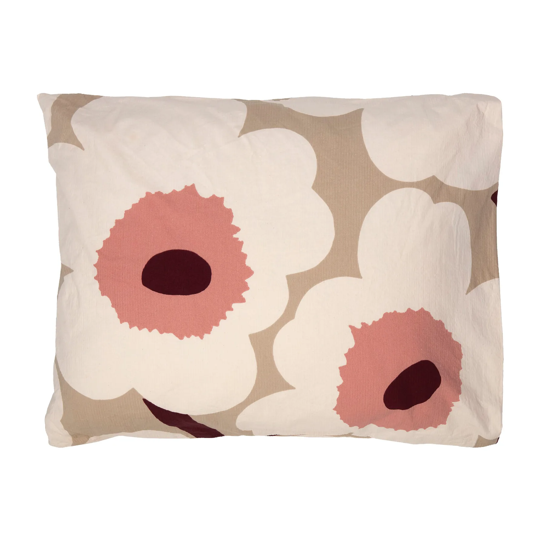 Capa de almofada Unikko Ralli 50x60 cm, beige, cotton, rose Marimekko