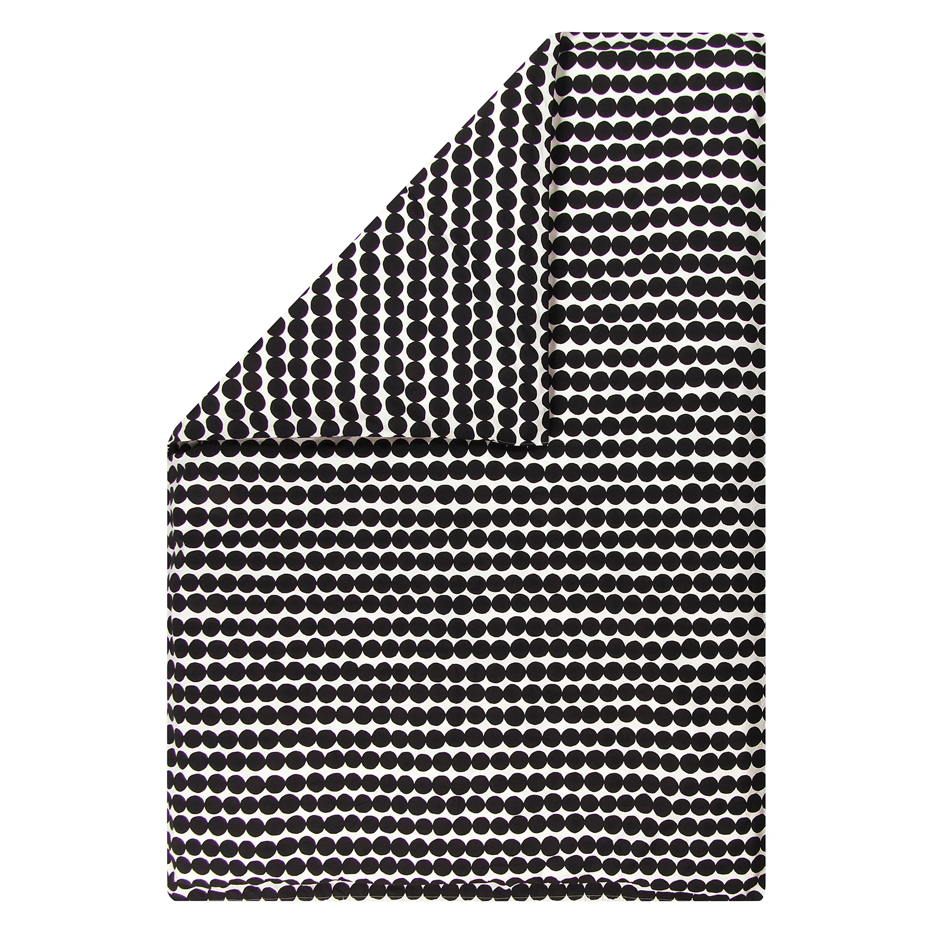 Capa de edredão Räsymatto 210x150 cm, Preto-branco Marimekko