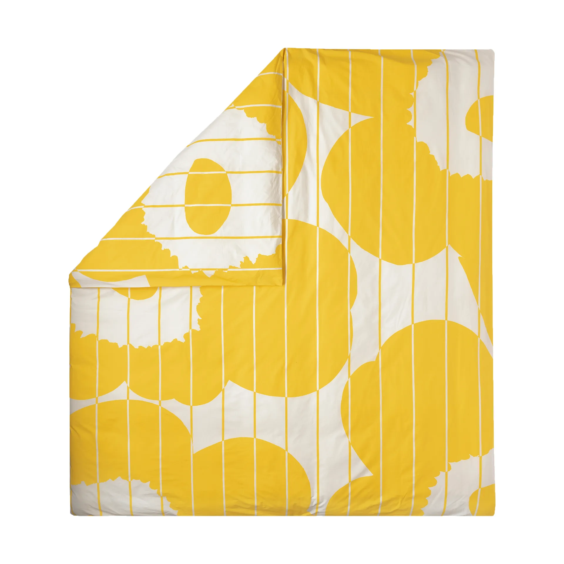 Capa de edredon Vesi Unikko 220x240 cm, Spring yellow-ecru Marimekko