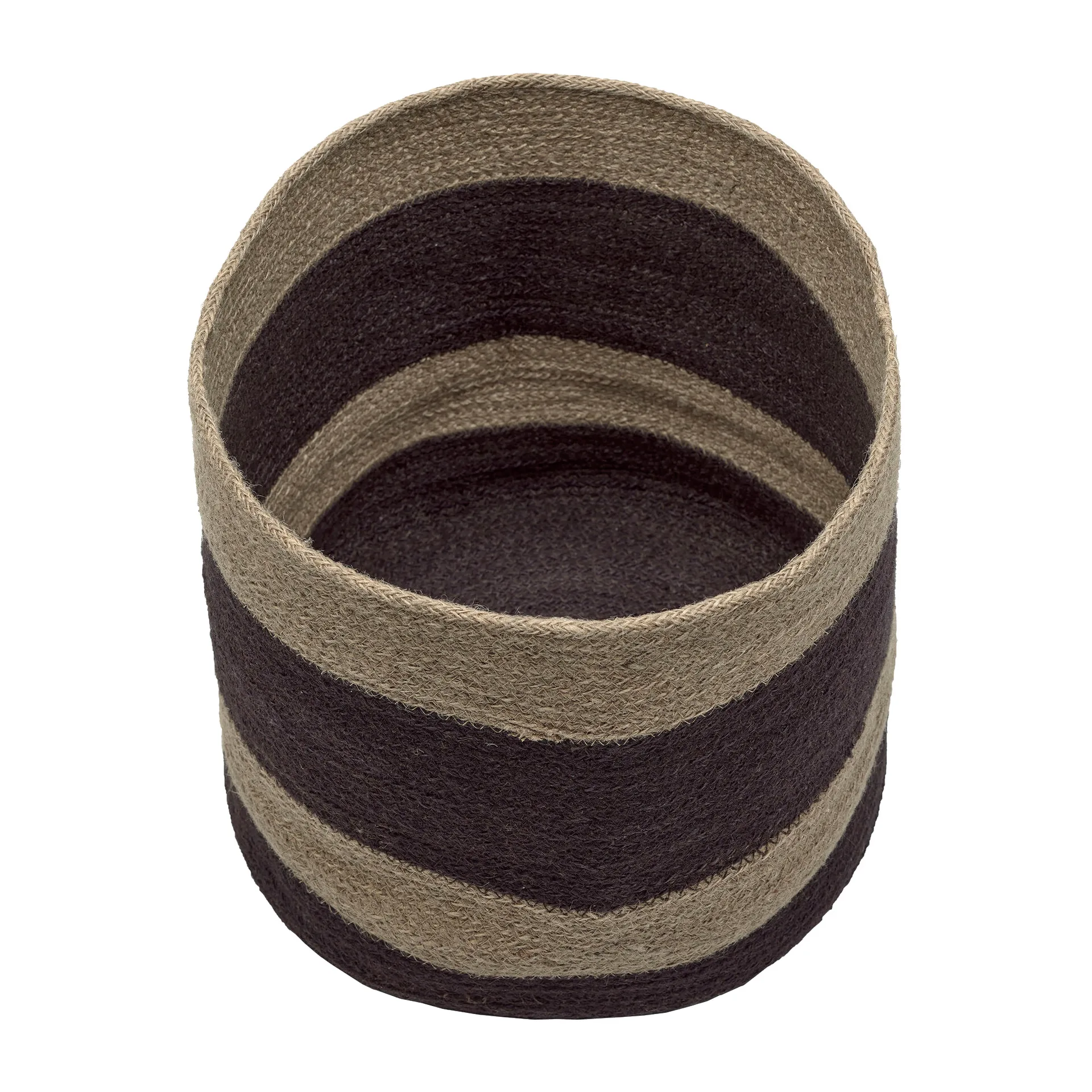 Cesto de juta Raita, Juta-castanho Marimekko