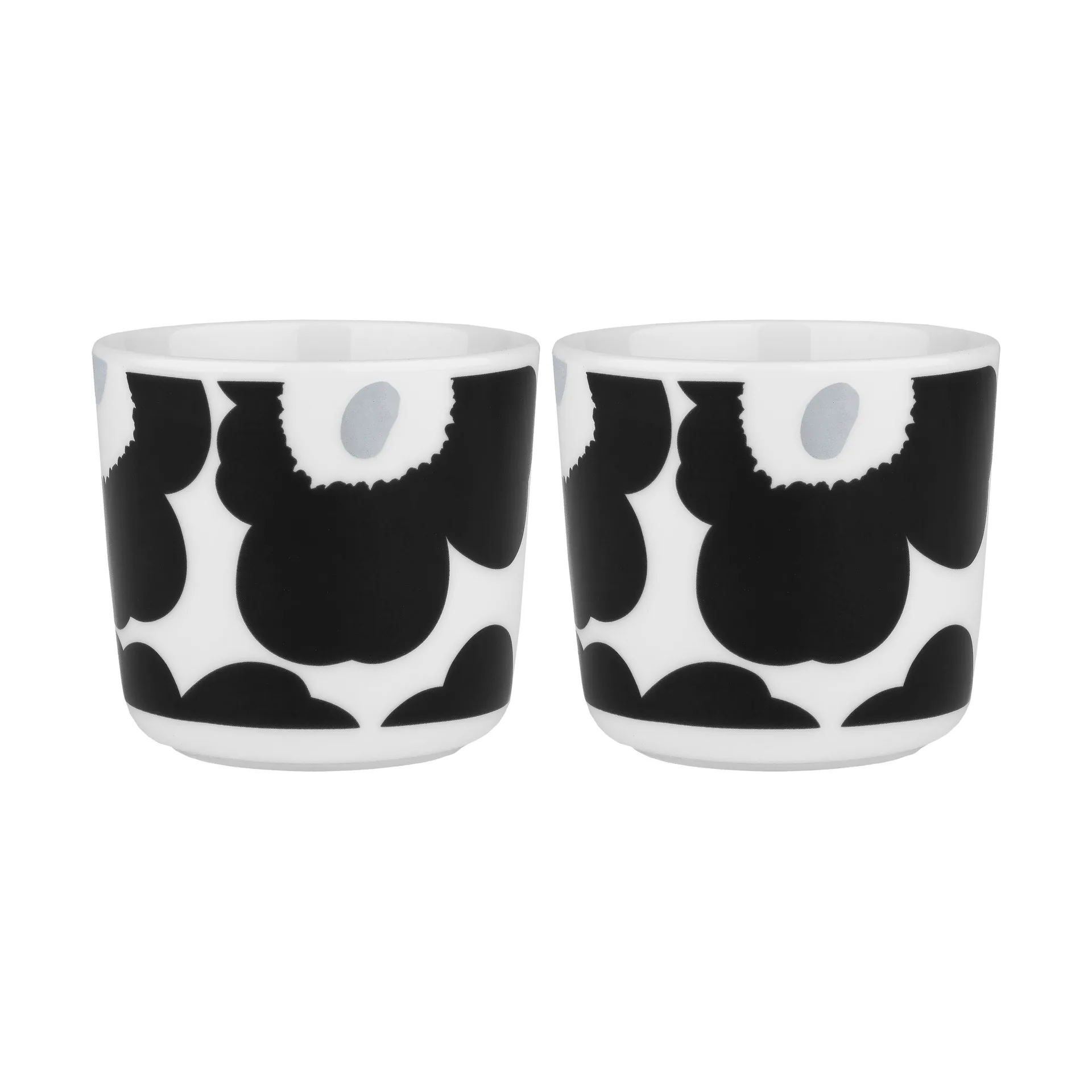 Chávena de café sem pega Oiva Unikko 20 cl 2-unidades , Branco-coal-prateado Marimekko