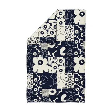 Colcha Unikko kollaasi 150x210 cm - Off-white-dark blue - Marimekko