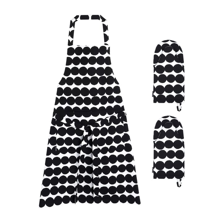 Conjunto de têxteis de cozinha Räsymatto - White-black - Marimekko