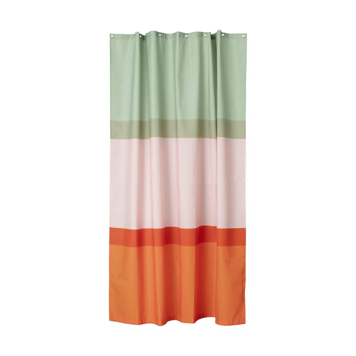 Cortina de chuveiro Hennika 180x200 cm - Orange-light pink-sage - Marimekko