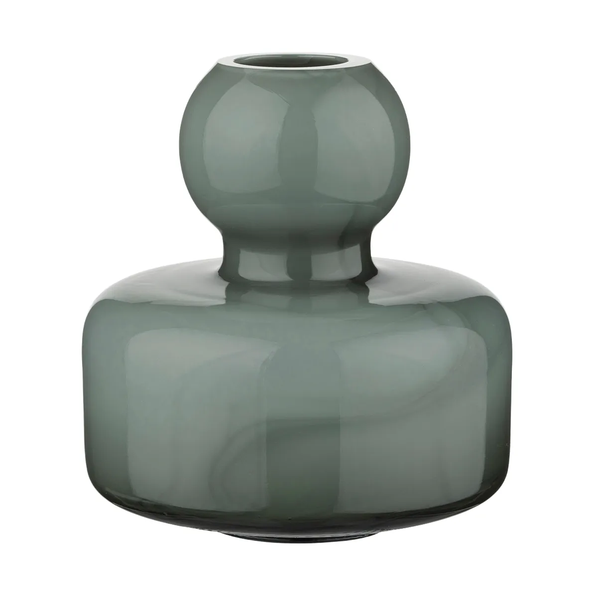 Flower vaso Ø10 cm, Carvão Marimekko