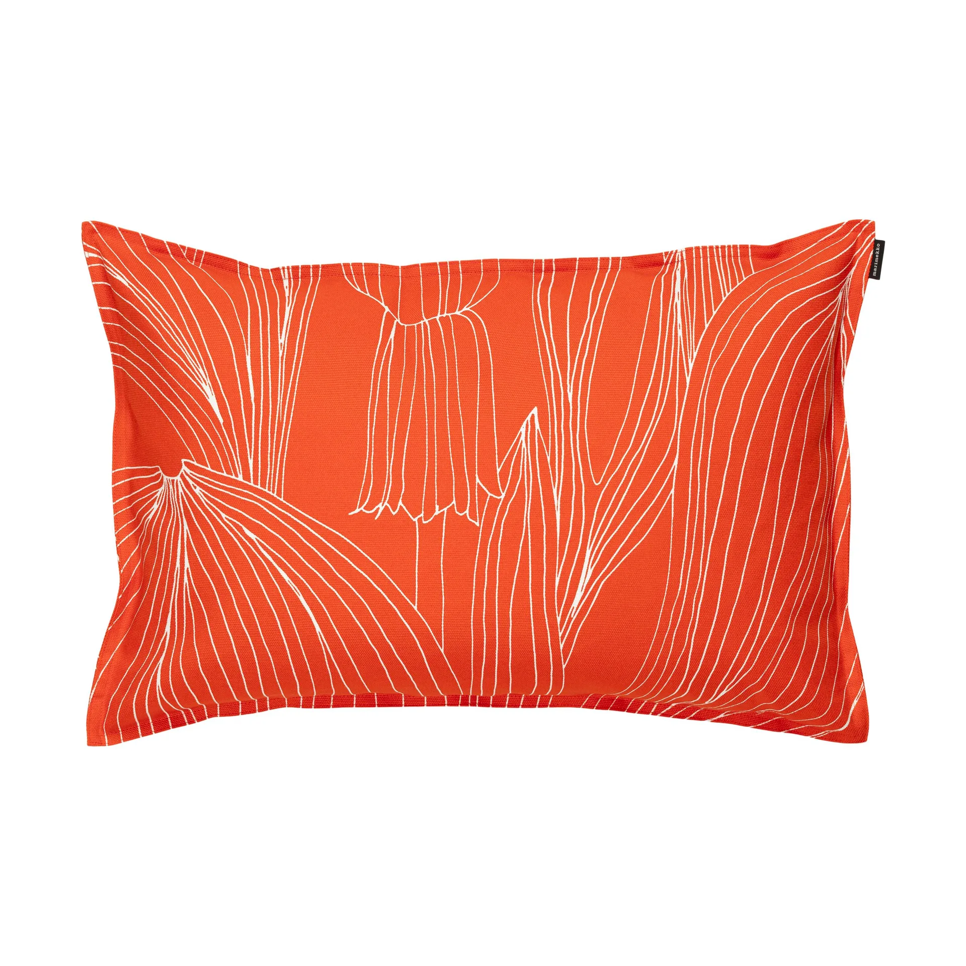 Fronha Kukat Puhkeavat 40x60 cm, Tomato red-white Marimekko