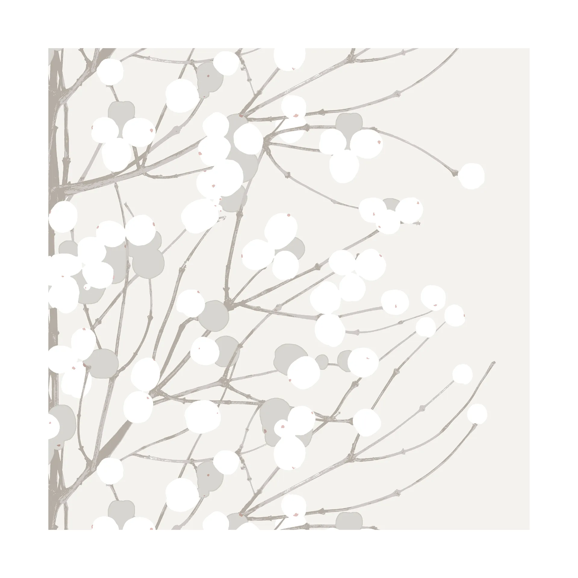 Guardanapo Lumimarja 33x33 cm 20 un., White Marimekko