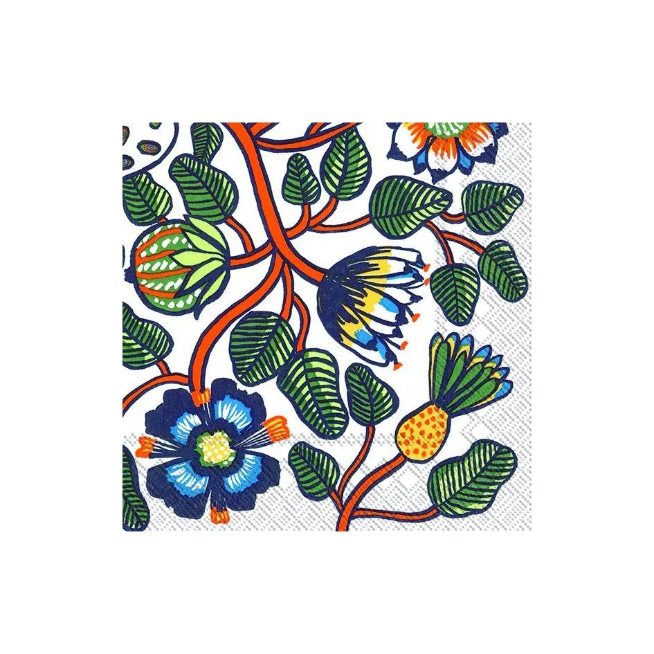 Guardanapo Tiara 33x33 cm, 20 un., Laranja Marimekko