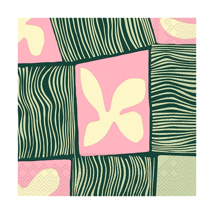 Guardanapos Korkeuksissa 33x33 cm 20-unid. - Rose-Green - Marimekko