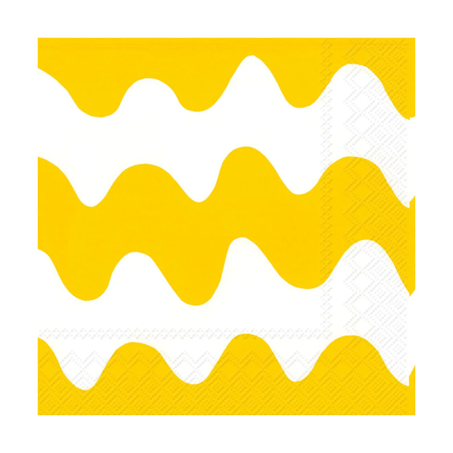Guardanapos Lokki 33x33 cm 20-unid., Amarelo claro Marimekko