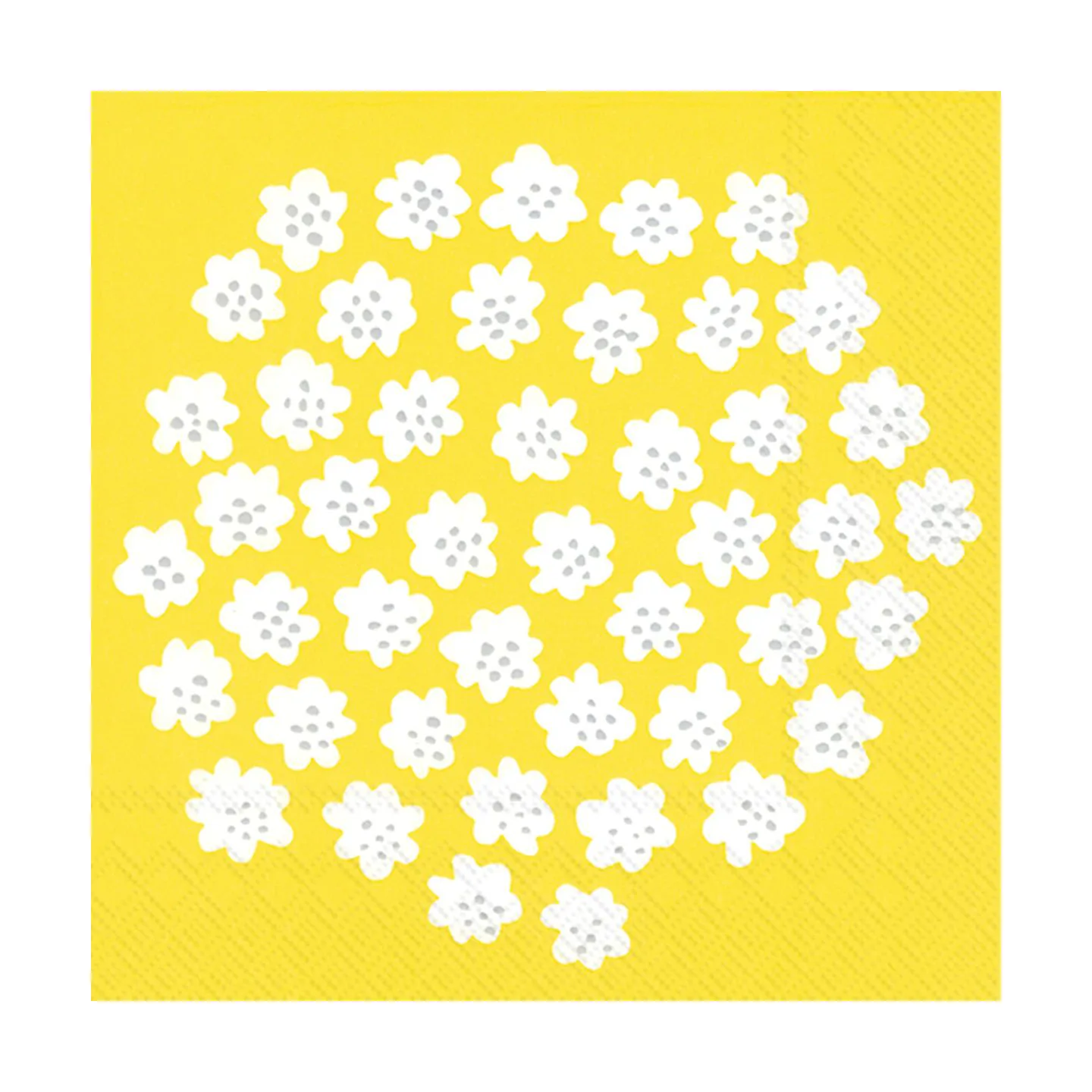 Guardanapos Puketti 33x33 cm 20-unid., Amarelo Marimekko