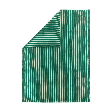 Iso Piccolo capa de edredão - Off white-esmeralda - Marimekko