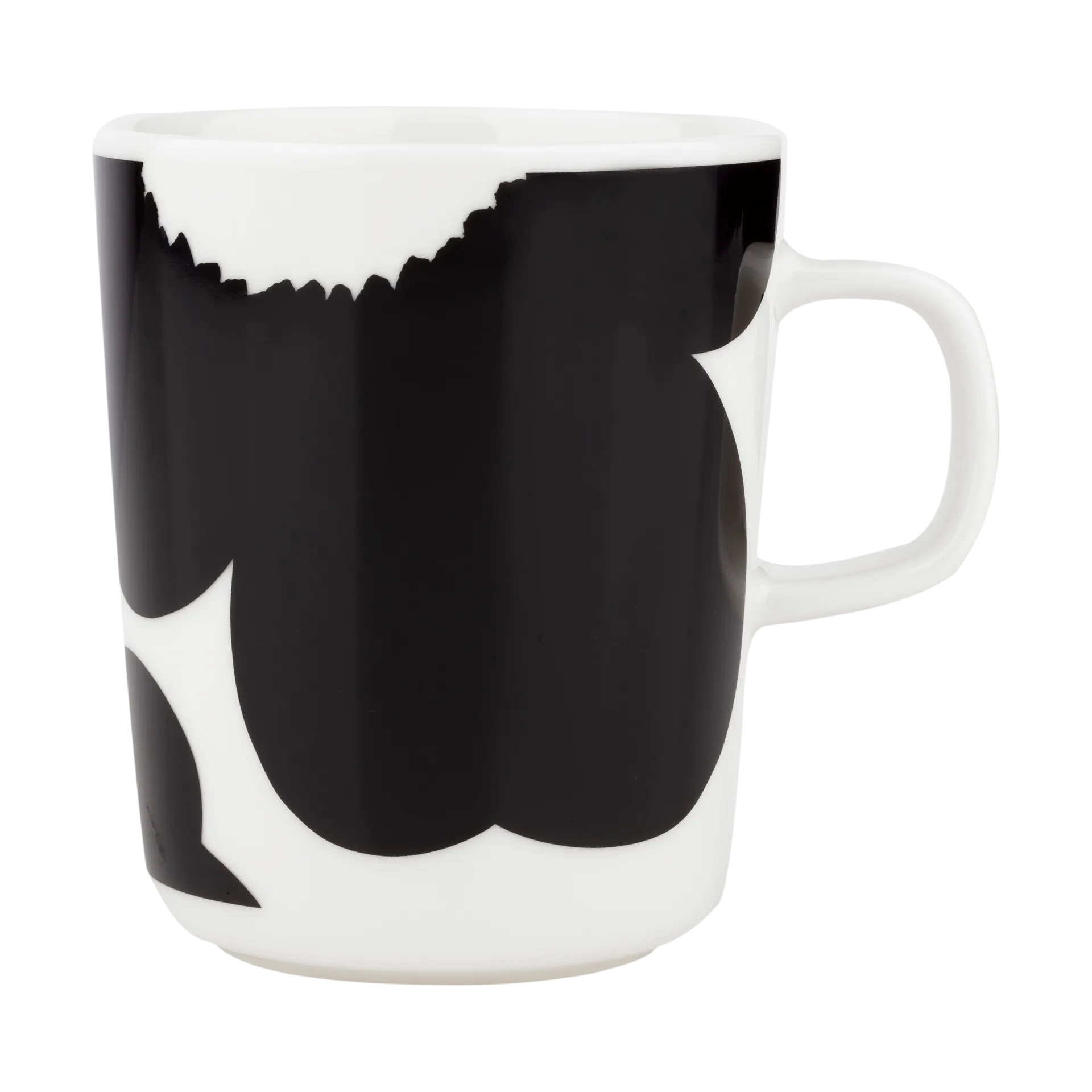 Iso Unikko caneca 25 cl, White-black Marimekko