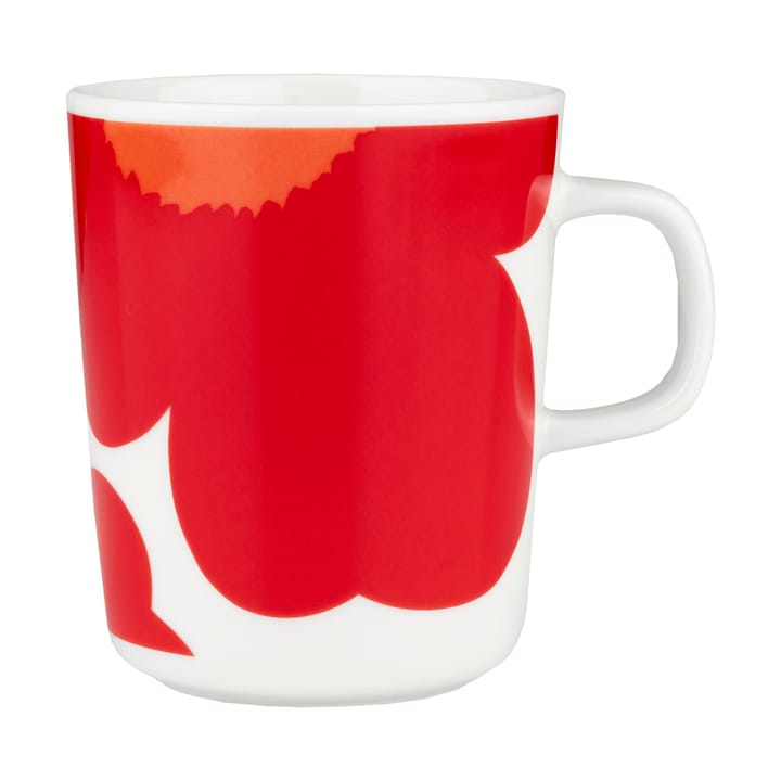 Iso Unikko caneca 25 cl - White-red - Marimekko