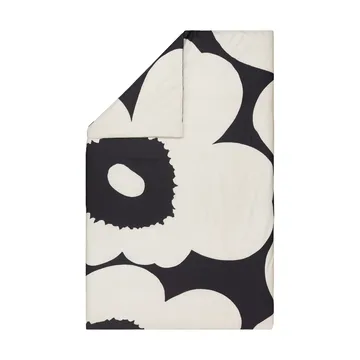 Iso Unikko capa de edredão 150x210 cm - Charcoal-off white - Marimekko