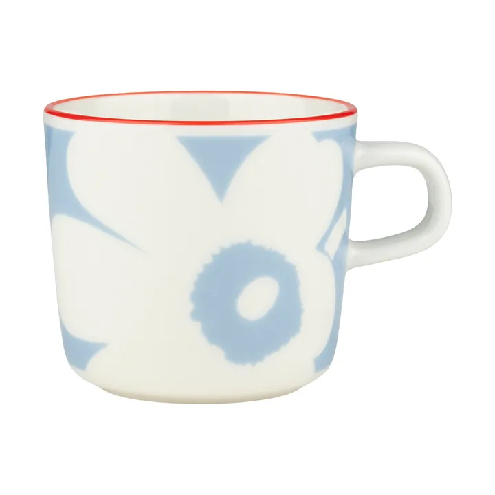 Juhla Unikko chávena de café 20 cl - White-light blue-orange red - Marimekko