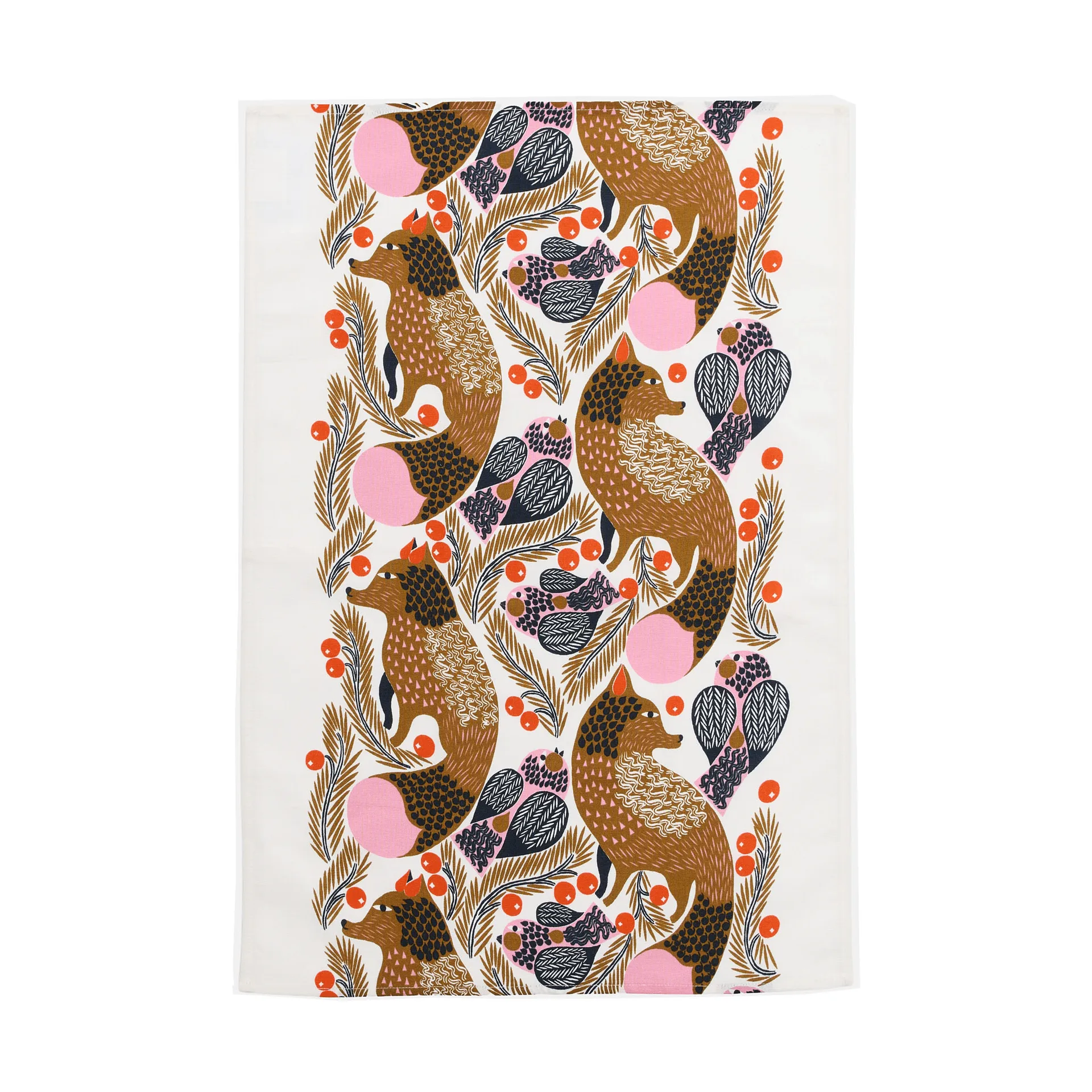 Ketunmarja toalhete de cozinha 47x70 cm, White-multicolor Marimekko
