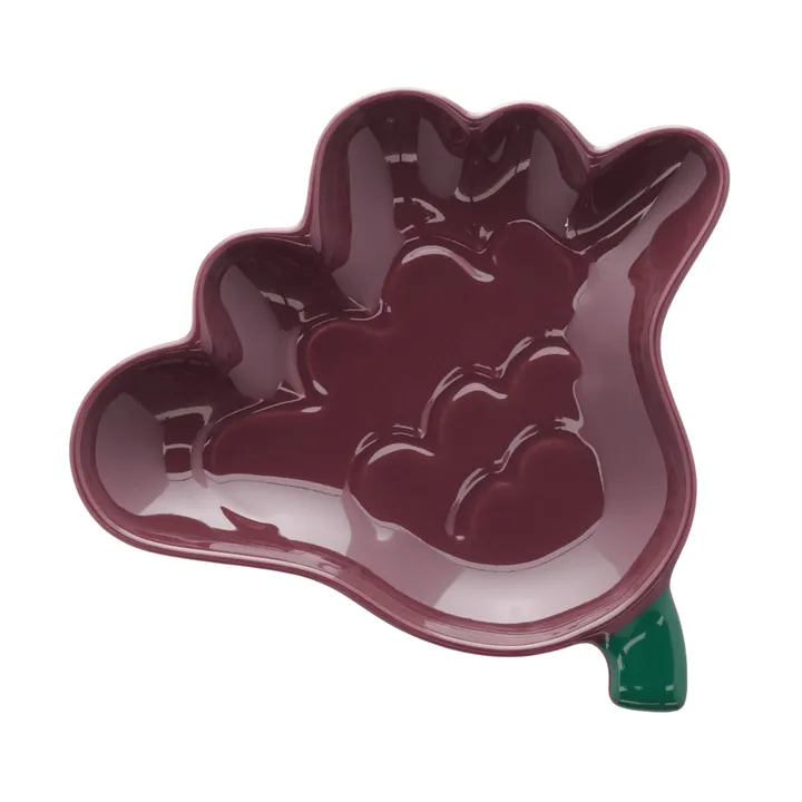 Kukasta Kukkaan prato de sobremesa - Verde ameixa, 15 cm - Marimekko
