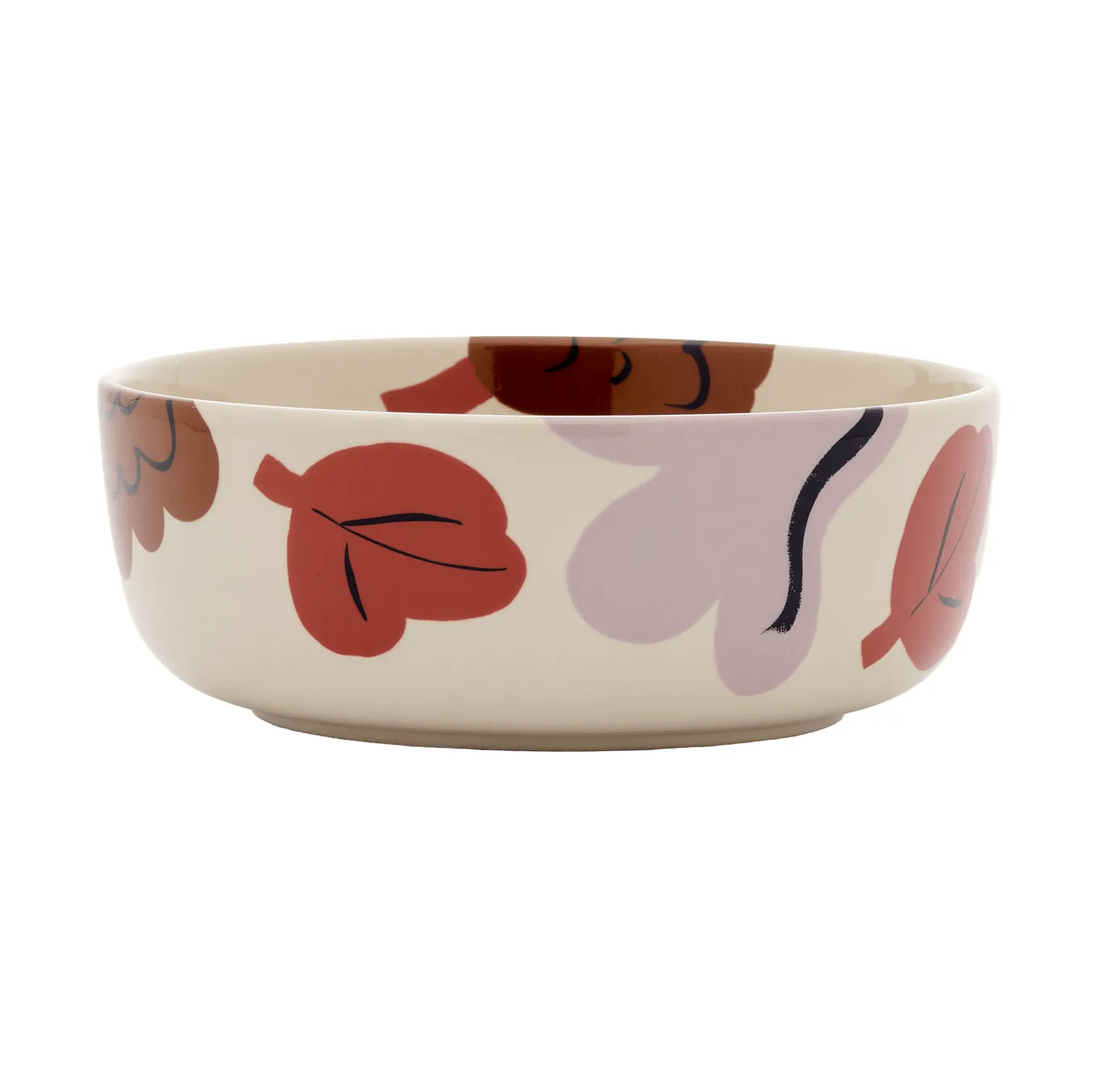 Kukasta Kukkaan taça, Grés-ameixa-bronze-terracota, 40 cl Marimekko