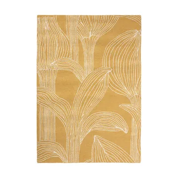 Kukat puhkeavat matte outdoor - Straw, 160x230 cm - Marimekko